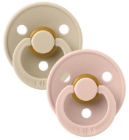 Пустышка BIBS Colour 2 Pack - Vanilla/Blush 0+ months (110213)