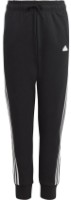 Pantaloni spotivi pentru copii Adidas G Future Icons 3-Stripes Pants Black/White, s.152