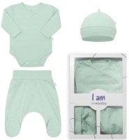 Set pentru nou-născuți New Baby I am 56cm Mint (49084)