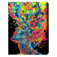 Картина по номерам Brushme Взрыв творчества (BSB0030FC)