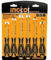 Набор отверток Ingco HKSDS0628