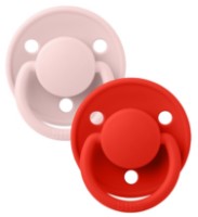 Пустышка BIBS De Lux 2 Pack 0-6months Blossom/Candy Apple (180234)