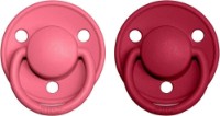 Пустышка BIBS De Lux 2 Pack 0-6months Coral/Ruby (180221)