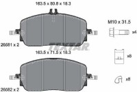 Set placute frână TEXTAR 2658101