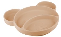 Тарелка силиконовая Canpol Babies Bear (51/401)) Beige