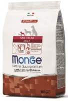 Сухой корм для собак Monge Superpremium Mini Adult Lamb/Rice/Potatoes 800kg