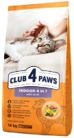 Сухой корм для кошек Club 4 Paws Adult Cats Indoor Lamb 14kg
