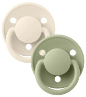 Пустышка BIBS De Lux 2 Pack 0-6months Ivory/Sage (180223)