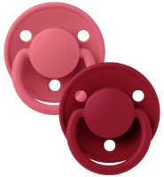 Пустышка BIBS De Lux 2 Pack 6-18months Coral/Ruby (190221)
