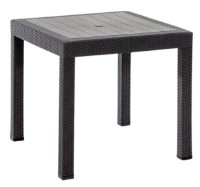 Садовый стол Moda Life Rattan Without Glass 80x80cm Antracite