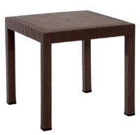 Садовый стол Moda Life Rattan Without Glass 80x80cm Brown