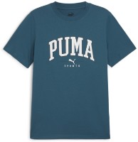 Tricou bărbătesc Puma Squad Big Graphic Tee Cold Green, s.M