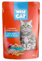 Влажный корм для кошек Wise Cat Adult Cat Juicy Duck in Jelly 24x100g