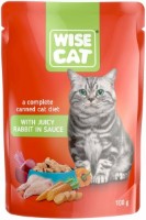 Влажный корм для кошек Wise Cat Adult Cat Juicy Rabbit in Sauce 24x100g