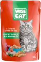 Влажный корм для кошек Wise Cat Adult Cat Poultry Ragout & Vegetables 24x100g