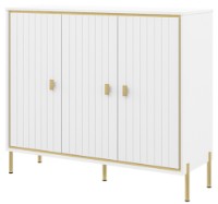 Тумба Неман Люксор НМ-042-08 Белый/Белый Глянец