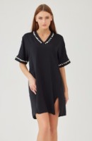 Camașa de noapte Ajoure C4209 Black, s.L