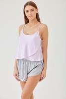 Pijama Ajoure M23622 Violet/Print Grey, s.S