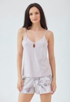 Пижама Ajoure T23611 Truffle/Print Leaf, s.2XL