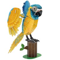 3D пазл-конструктор CubicFun Blue-Throated Macaw (DS1097h)