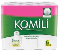 Prosoape de hirtie Komili 3plies 6rolls 762197