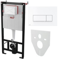 Инсталляция для подвесного унитаза Alcaplast Sadromodul Set (AM101/1120+M570+M91) (118556)