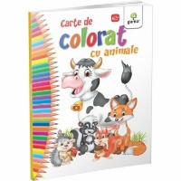 Раскраска для детей Gamma Carte de colorat cu animale (9789731499215)