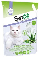 Наполнитель для кошек Sanicat Diamonds Aloe Vera 5L