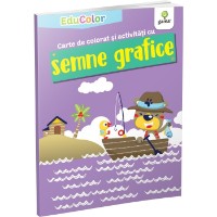 Раскраска для детей Gamma Carte de colorat si activitati cu semne grafice (9786069026199)