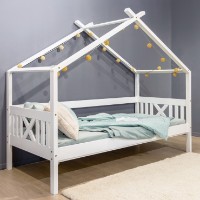 Pat copii MobiCasa Fiona 90x200 White