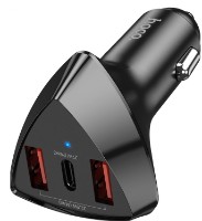 Încărcător auto Hoco DZ10 Avatar Black