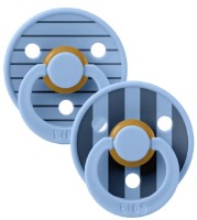 Пустышка BIBS Studio Colour 2 Pack 0+ months Pin Sky Blue Mix (11015101)