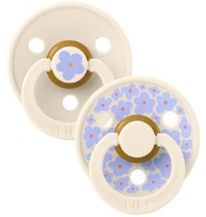 Пустышка BIBS Studio Colour 2 Pack 6+ months Jasmine/Ivory Mix (12017101)