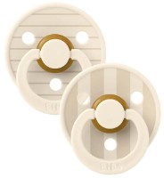 Пустышка BIBS Studio Colour 2 Pack 6+ months Pin Ivory Vanilla Mix (12015104)