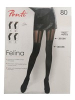 Женские колготки Ponti Felina 02 Black, s.2-S 80 Den