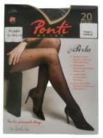 Женские колготки Ponti Perla 01 Black, 3-M 20 Den