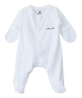 Salopetă-slip pentru copii Minikin Ribana 56cm White (241800556)