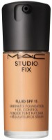 Fond de ten pentru față MAC Studio Fix Fluid SPF15 Matte NC40