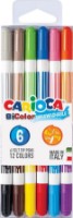 Набор фломастеров Carioca Bi-Color (52704) 6pcs