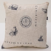Подушка Ponti Mini Map Beige