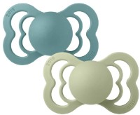 Пустышка BIBS Supreme Silicone 2 Pack - Island Sea/Sage 0+ months (160349)