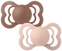 Пустышка BIBS Supreme Silicone 2 Pack - Woodchuck/Blush 6+ months (260337)