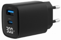 Зарядное устройство Gembird TA-UC-PDQC30LCD-BK-01