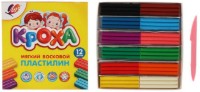 Plastilina Луч Кроха 12 Цветов (23C 1484-08)