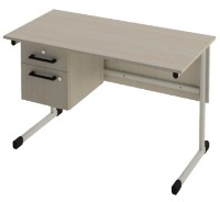 Письменный стол Tisam (44914) Дуб Молочный