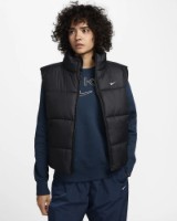 Vesta damă Nike Classic Puffer Therma-fit Loose Vest Black/White, s.M