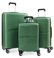 Set de valize CCS 5239 Set Metalic Green