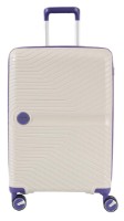 Valiză CCS 5239 S White/Purple