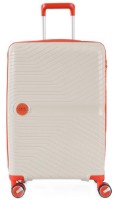 Чемодан CCS 5239 M White/Orange