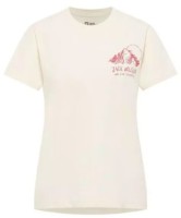 Женская футболка Jack Wolfskin Bergblick T W Panna Cotta, s.XL